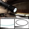 PATIKIL 1.4" Dia LED Lens, 3 Set Polished Edge Flashlight
