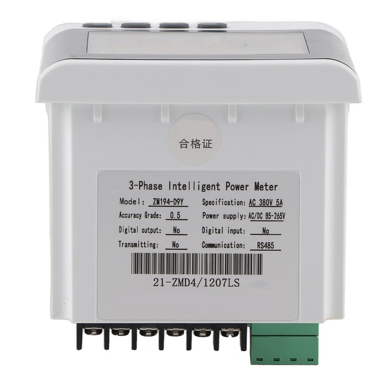 Multi Function Three Phase Programmable Electric Power Meter Digital LED