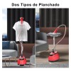 Monbelle Plancha De Vapor Vertical Con Pedestal 1800w 10 Niveles,rojo