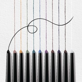 Sistar Ultimate Define Gel Eyeliner Pen Long Lasting Smudge Free Smooth Application Waterproof Liner (Bright Bronze)