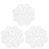 JCBIZ Lona de plástico, 10 piezas con forma de flor