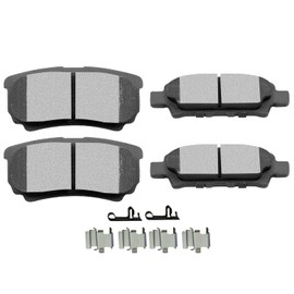 SCITOO D1037 Juego de Pastillas de Freno Traseras de Cerámica para Chrysler 200/Sebring Dodge Avenger/Caliber Jeep Compass/Patriot Mitsubishi