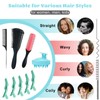 Detangling Brush Set for Curly Hair, Detangler Hair Brush with