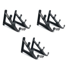 Zite Fishing Rod Wall Mount Set, Rod Holder for Wall Mounting, Horizontal Rod Racks (3 Pairs)