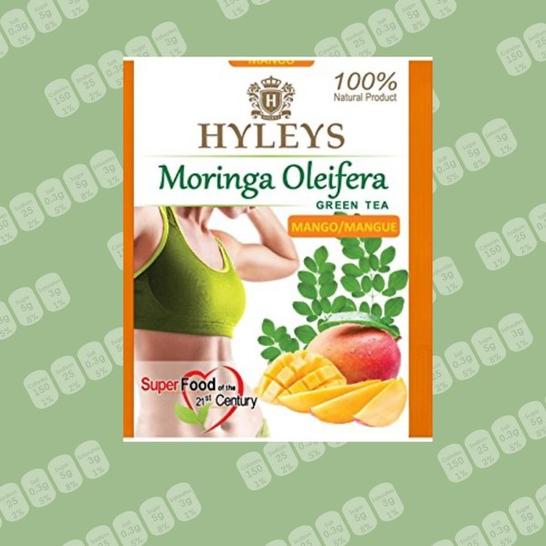 HYLEYS Hyleys Moringa Oleifera and Green Tea Mango Flavor -