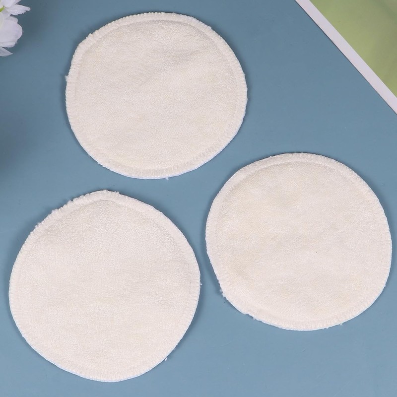Alasum Almohadillas Antigalactorrea Lavables de Fibra de Bambú Juego de