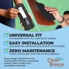 CLEAN BREEZE Ceiling Fan-Mounted Air Filters – Improve Air Circulation,