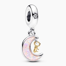 MITSOKU Charms Crystal Heel Sword Rat Butterfly Turtle Moon 925 Sterling Silver Pendant Beads for Bracelets and Necklaces Jewellery Gifts for Women, Sterling Silver, Cubic Zirconia