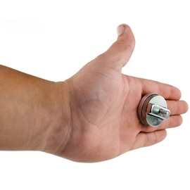 Rhode Island Novelty 1.5" Blistercard Metal Hand Buzzer, One per Order