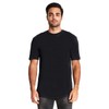 Next Level Men's Cotton Long Body Crew S BLACK