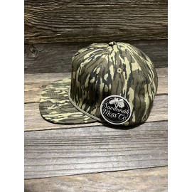 Savannah Moss Co Mississippi Leather Patch Hardwoods Rope Snapback Hat