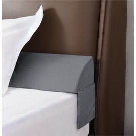 Vekkia King Bed Wedge Pillow/Mattress Gap Filler/Headboard Pillow/Bed Gap Filler,Close Gap (0-3.5") Between Your Mattress and Headboard,Stop Loosing Your Pillows,Phone&Glasses(Gray 76"x6.5"x4.5")