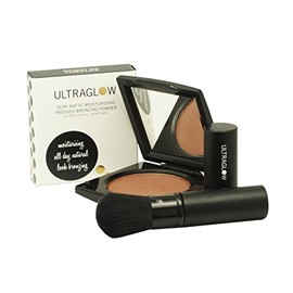 Ultra Glow Demi-Matte Powder with Compact Retractable Brush