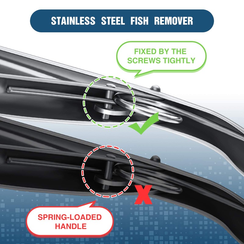 2 Removedores de Anzuelos de Acero Inoxidable Extractor de Pesca