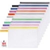 OFFCUP Document Bag B5, Pack of 10 Waterproof Zip Bag,