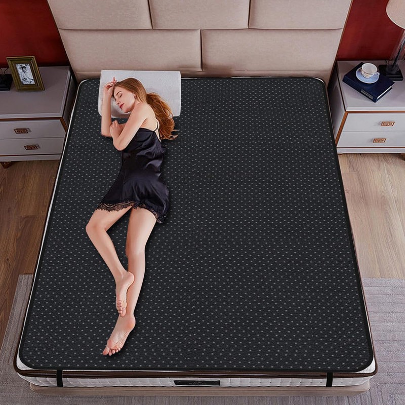 Grounding Mat for Bed, Grounding Mattress Cover for Improving Sleep,