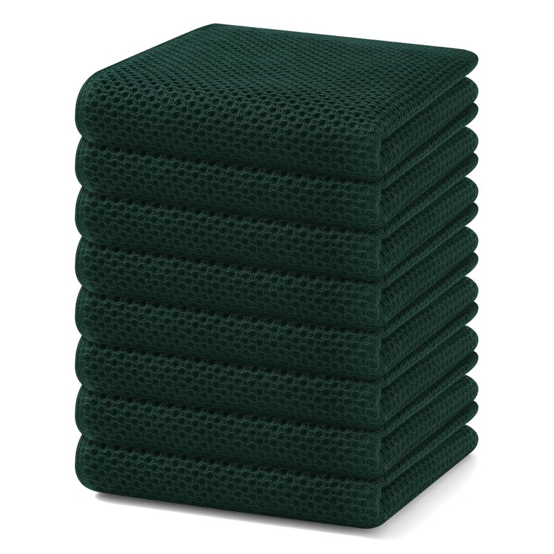 Homaxy Homaxy 100% Cotton Waffle Weave Kitchen Dish Towels, Ultra