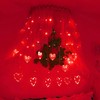 Efunly Valentines Day Decor Lights,138 LED 12-Heart-Shaped String Lights Waterproof,8