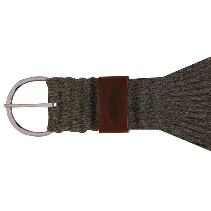 Weaver Leather Dark Grey Alpaca Roper Cinch 32