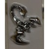 D&D 3D ACCENT SCORPION CHROME TRIM CAR AUTO SUV 4X4