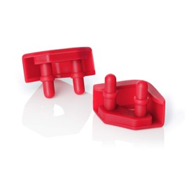 Noctua NA-SAVP5 chromax.red, Anti-Vibration Pads for 92mm & 80mm Noctua Fans (16-Pack, Red)