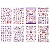 Rchovsam 4th of July Nails Stickers for Nail Art -