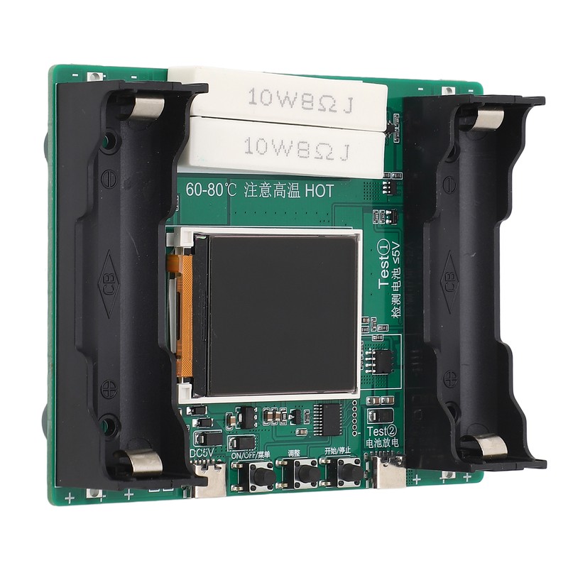 Battery Internal Resistance Tester 1.77 Inch Screen High Accuracy 18650
