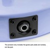 Guitar Output Jack Plate 1/4 Inch 9.2mm Rectangle Jack Reinforcement