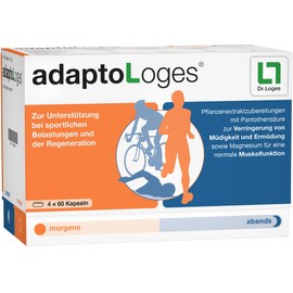 adaptoLoges® – 240 Capsules – For Support with Sports Stress and Regeneration