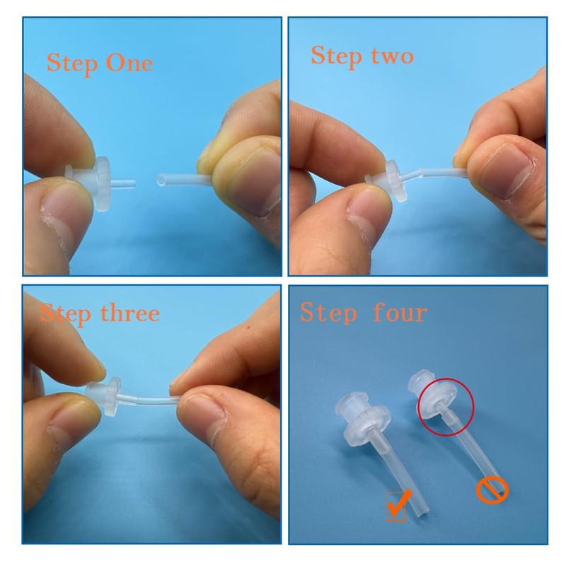 Disposable Ear Washer Tip Replacement Tubes - Compatible with Doctor