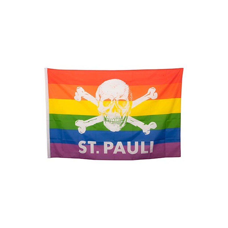 FC St. Pauli - Rainbow Skull Flag