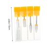 NOLITOY Nail Drill Bits for Nails 4pcs Ceramic Nail Drill