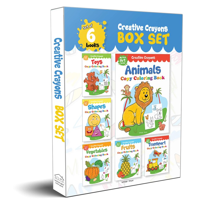 Colouring Books Super Boxset (Creative Crayons)