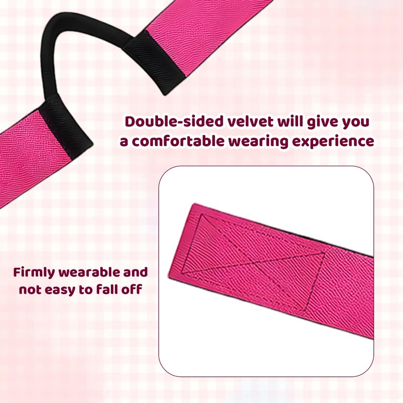 Wig Band with Ear Cut Outs, 2-Pack Wig Grip Band