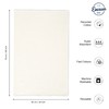 Encasa XO Kitchen Dish Towels Set | Solid Off White