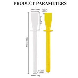 30 Pcs Glue Spreader Glue Applicator 11cm Bright Coloured Plastic PP Glue Spreader Spatula Sticks Art and Craft for Kids Glue Spreaders for PP Glue Glue Spreaders Kids Glue Spatula Kids Kid Craft