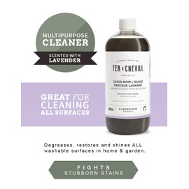 Fer a Cheval Fer a Cheval Liquid Black Soap Scented Lavender Bottle 500ml