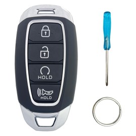 Smart Key Fob Cover Case Shell Fit for Hyundai Palisade 2020 2021 Keyless Entry Remote Casing TQ8-FOB-4F19 (4 Buttons C)