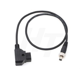 HangTon D-tap to Locking DC 2.5mm Power Cable for Lectrosonics Receiver Atomos Ninja V Blackmagic VA PIX-E7 Monitor Hollyland Mars 400 50cm