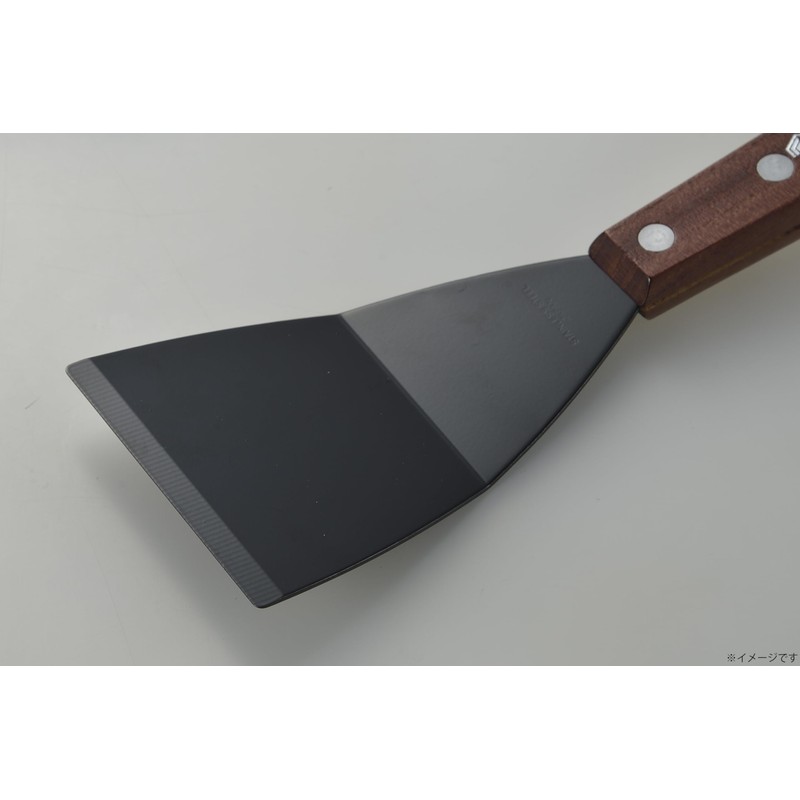 Takagi Takagi Black Cationic Scraper, Curved Blade, 3.0 inches (75