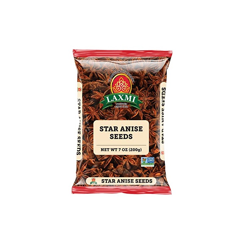 Laxmi All-Natural Gourmet Star Anise Seed - 7oz