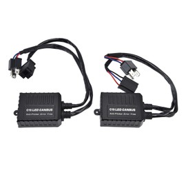 2Pcs LED Canbus Decoder C19 H4 Universal Anti Flicker Harness Filter Accessory for Headlight Bulb