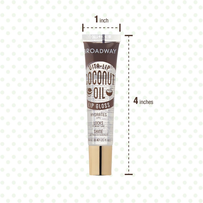 Ruby Kisses Broadway Vita-Lip Clear Lip Gloss (Coconut Oil 6