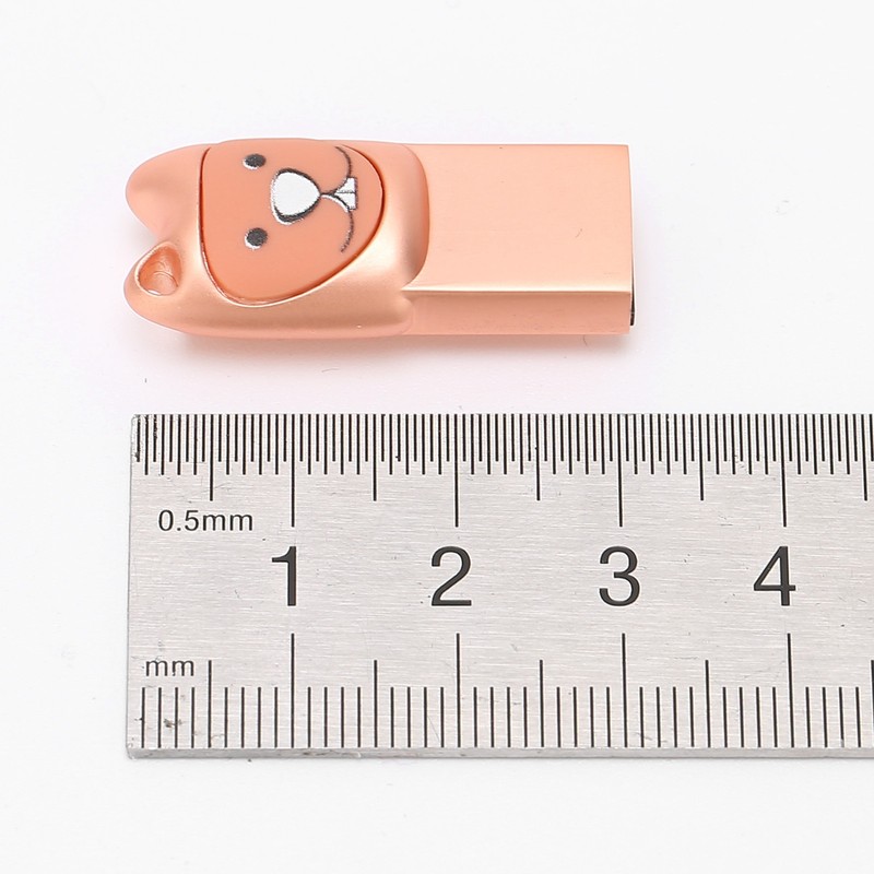 USB2.0 Flash Drive Cute Cartoon Portable Memory Stick with Adapter