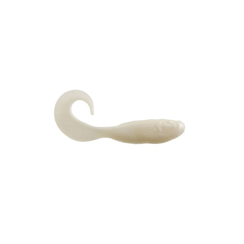 Berkley Gulp! Alive! Swimming Mullet , Pearl White , 4in