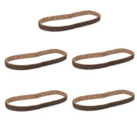 MiJunHD Nylon Sanding Belt 10 x 330 mm, Surface Conditioning Belt 5 Pcs Sander Belt 150 Grit Non-Woven Abrasive Belt for Metal Sanding, Polishing,Rust Removal