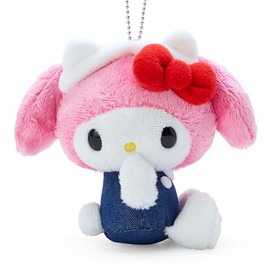 Sanrio 805734 Hello Everyone! My Melody My Melody, My Melody, Mascot Holder, 4.7 x 5.7 x 3.1 inches (12 x 14.5 x 8 cm), Acrylic