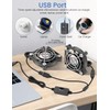 Wathai 2 x 50 mm USB Mini Fan with 3