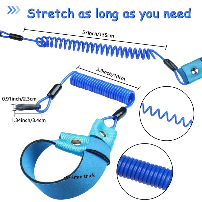 2PCS Kill Switch Lanyard for Boat Jet Ski Lanyard Wrist