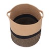 Woven Laundry Basket Cotton Rope Multifunctional Clothes Storage Hamper with